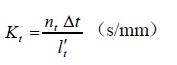 設(shè)時間比例尺為Kt，則